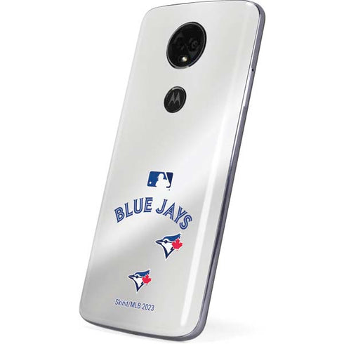 MLB Toronto Blue Jays Jersey Home Moto E5 Plus Skin