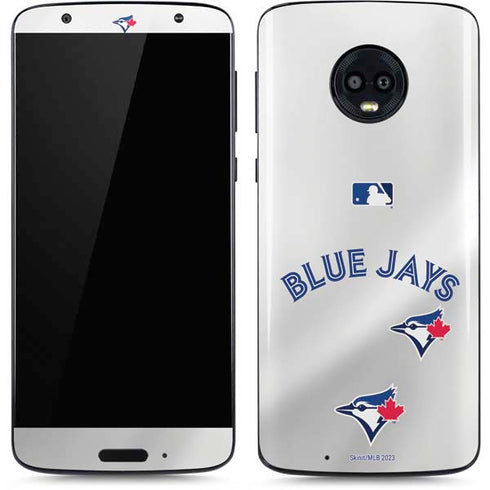 MLB Toronto Blue Jays Jersey Home Moto G6 Skin