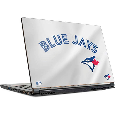 MLB Toronto Blue Jays Jersey Home MSI GS65 Stealth Laptop Skin
