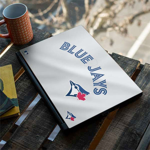 MLB Toronto Blue Jays Jersey Home MSI GS65 Stealth Laptop Skin