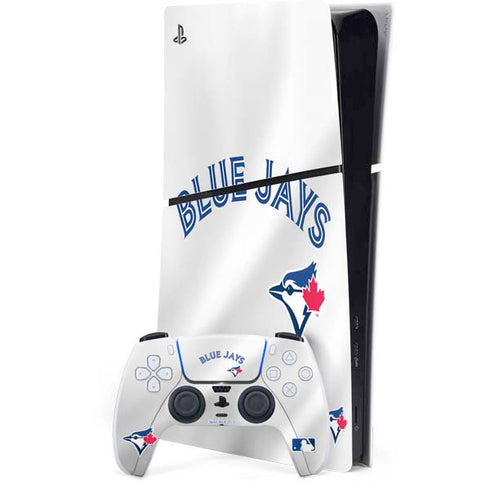 MLB Toronto Blue Jays Jersey Home PS5 Slim Digital Edition Console Skin