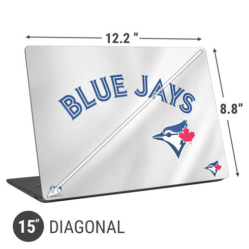 MLB Toronto Blue Jays Jersey Home Universal Laptop 15in (12.2 x 8.8in) Skin