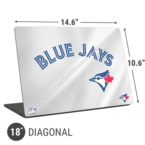 MLB Toronto Blue Jays Jersey Home Universal Laptop 18in (14.6 x 10.6in) Skin