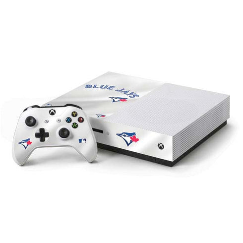 MLB Toronto Blue Jays Jersey Home Xbox One S Console and Controller Bundle Skin