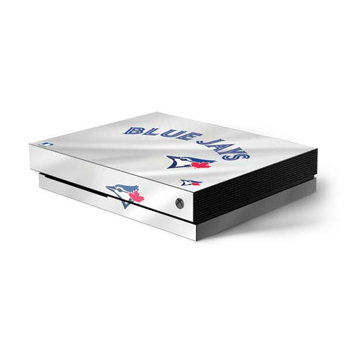 MLB Toronto Blue Jays Jersey Home Xbox One X Console Skin