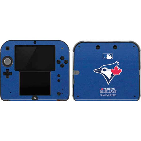 MLB Toronto Blue Jays Solid Distressed Nintendo 2DS Skin