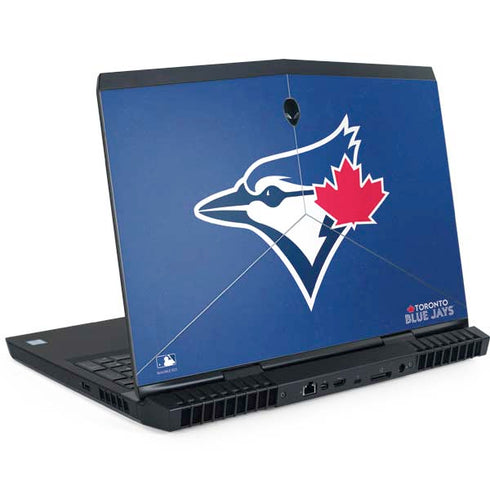MLB Toronto Blue Jays Solid Distressed Dell Alienware Skin