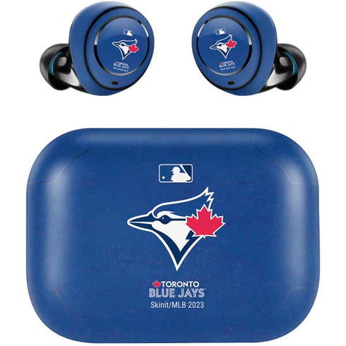 MLB Toronto Blue Jays Solid Distressed Amazon Echo Buds Skin