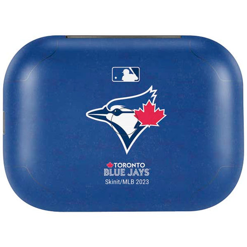 MLB Toronto Blue Jays Solid Distressed Amazon Echo Buds Skin