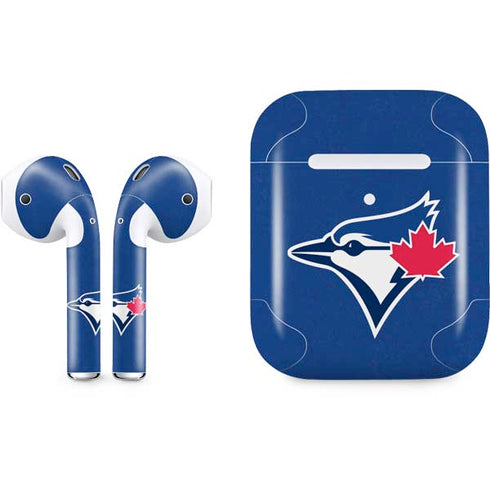 MLB Toronto Blue Jays Solid Distressed Apple AirPods 2 Skin