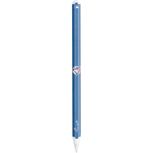 MLB Toronto Blue Jays Solid Distressed Apple Pencil (2nd Gen 2019) Skin