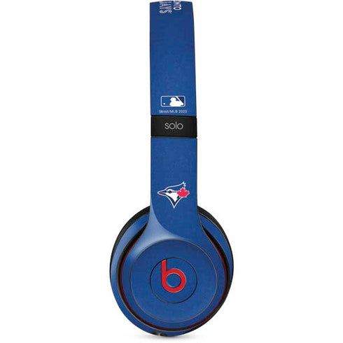 MLB Toronto Blue Jays Solid Distressed Beats Solo 2 Wireless Skin