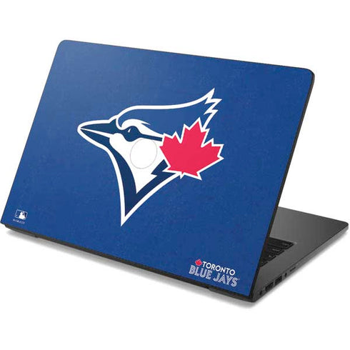 MLB Toronto Blue Jays Solid Distressed Dell Chromebook Skin