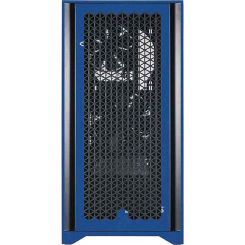 MLB Toronto Blue Jays Solid Distressed Corsair 4000D Tempered Glass Mid-Tower ATX Case Skin