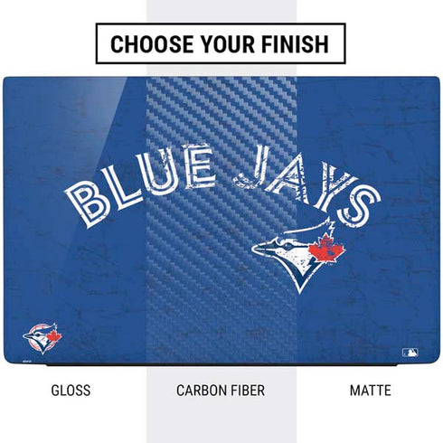 MLB Toronto Blue Jays Solid Distressed Dell Vostro Skin