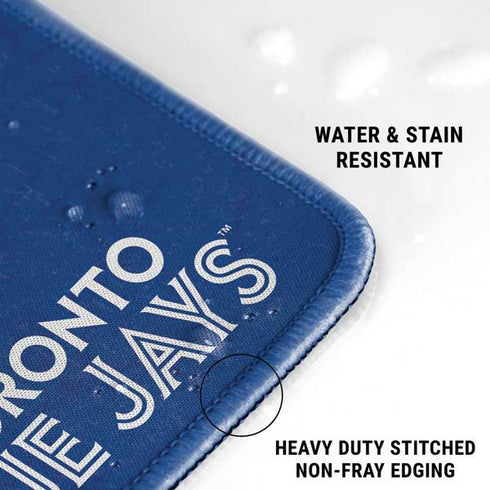 MLB Toronto Blue Jays Solid Distressed Gaming Mouse Pad
