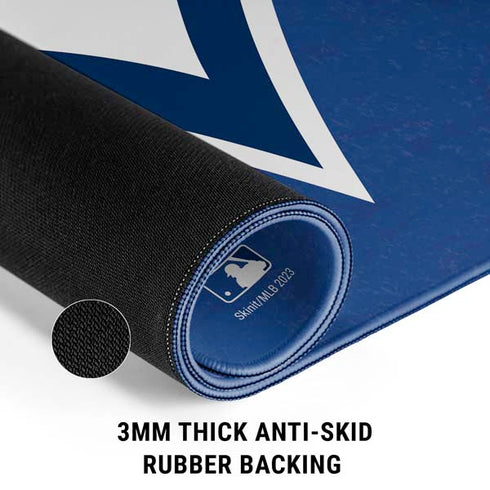 MLB Toronto Blue Jays Solid Distressed Gaming Mouse Pad