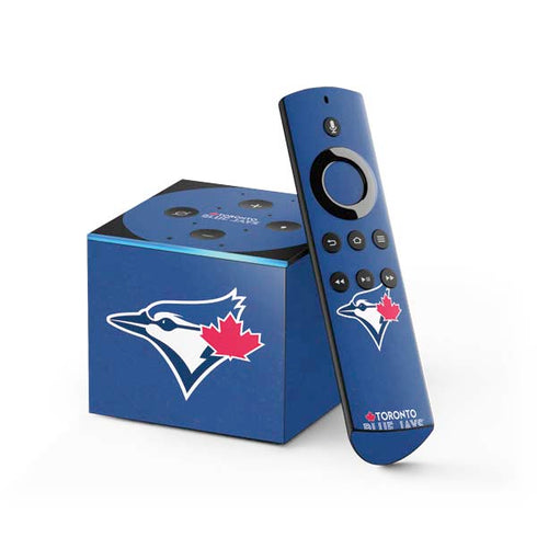 MLB Toronto Blue Jays Solid Distressed Fire TV Cube Skin