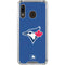 MLB Toronto Blue Jays Solid Distressed Galaxy A30 Clear Case
