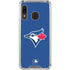 MLB Toronto Blue Jays Solid Distressed Galaxy A30 Clear Case