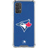 MLB Toronto Blue Jays Solid Distressed Galaxy A32 5G Clear Case