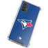 MLB Toronto Blue Jays Solid Distressed Galaxy A32 5G Clear Case