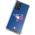 MLB Toronto Blue Jays Solid Distressed Galaxy A52 5G Clear Case