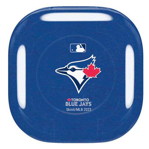 MLB Toronto Blue Jays Solid Distressed Galaxy Buds Pro Skin