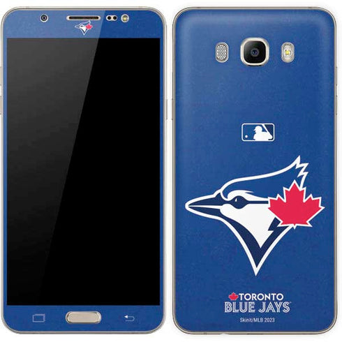 MLB Toronto Blue Jays Solid Distressed Galaxy J7 Skin