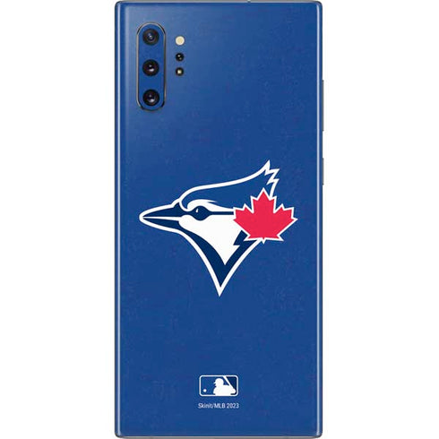 MLB Toronto Blue Jays Solid Distressed Galaxy Note 10 Plus Skin
