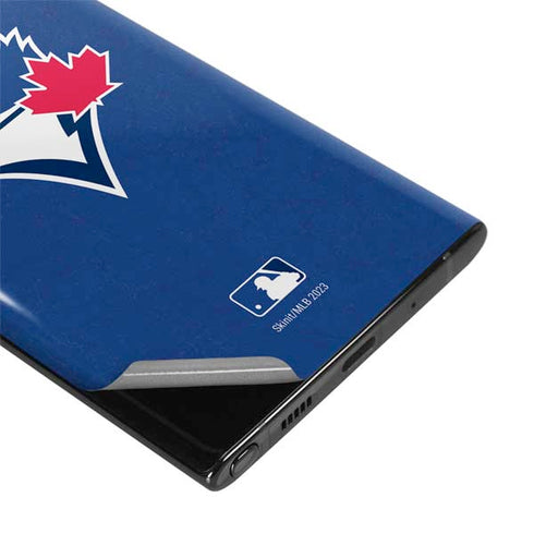 MLB Toronto Blue Jays Solid Distressed Galaxy Note 10 Plus Skin