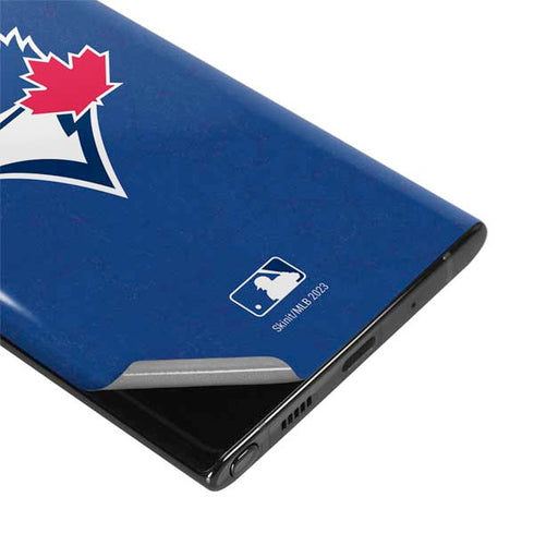 MLB Toronto Blue Jays Solid Distressed Galaxy Note 10 Skin