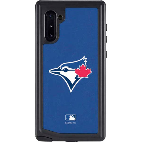 MLB Toronto Blue Jays Solid Distressed Galaxy Note 10 Waterproof Case