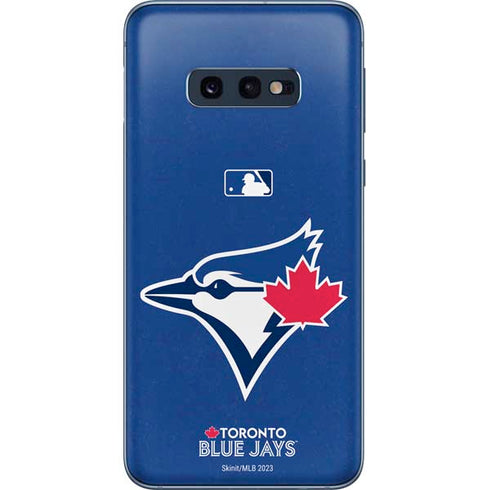 MLB Toronto Blue Jays Solid Distressed Galaxy S10e Skin