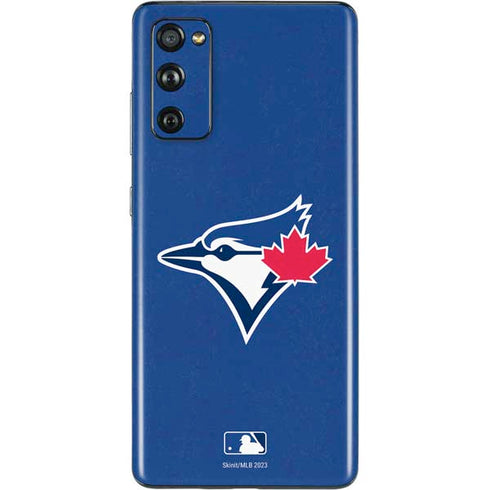 MLB Toronto Blue Jays Solid Distressed Galaxy S20 Fan Edition Skin