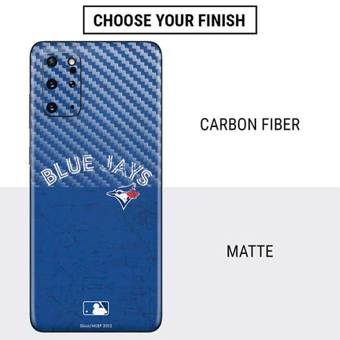 MLB Toronto Blue Jays Solid Distressed Galaxy S20 Plus Skin