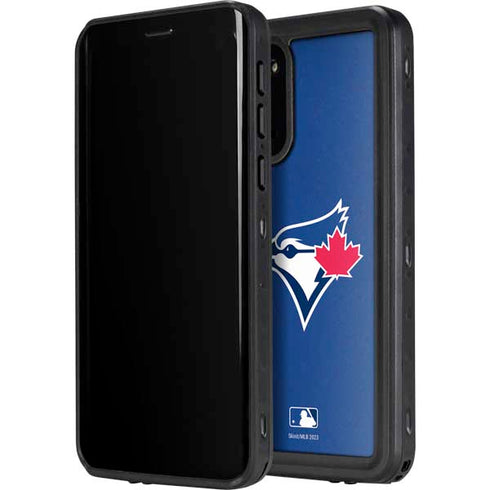 MLB Toronto Blue Jays Solid Distressed Galaxy S20 Plus Waterproof Case