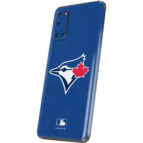 MLB Toronto Blue Jays Solid Distressed Galaxy S20 Skin