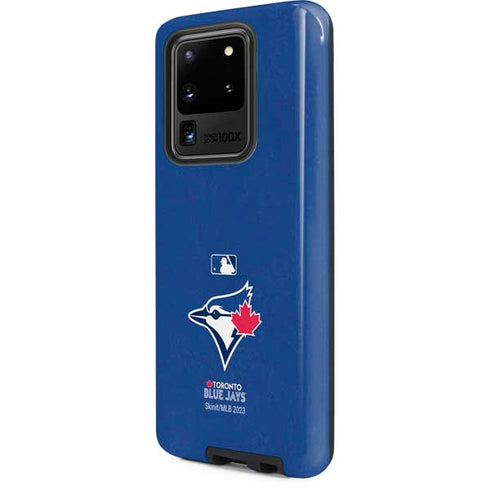 MLB Toronto Blue Jays Solid Distressed Galaxy S20 Ultra 5G Pro Case