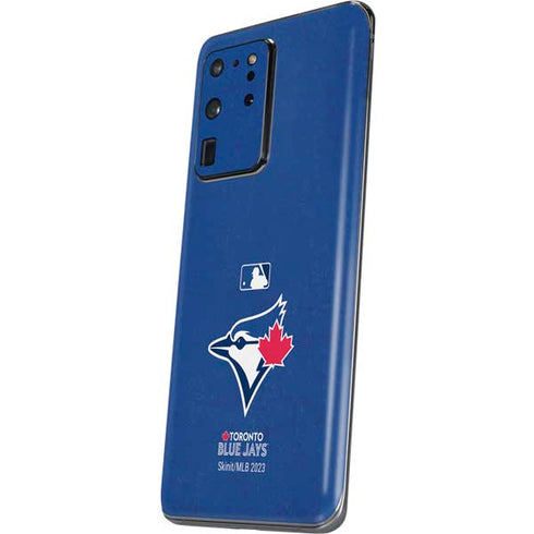 MLB Toronto Blue Jays Solid Distressed Galaxy S20 Ultra 5G Skin