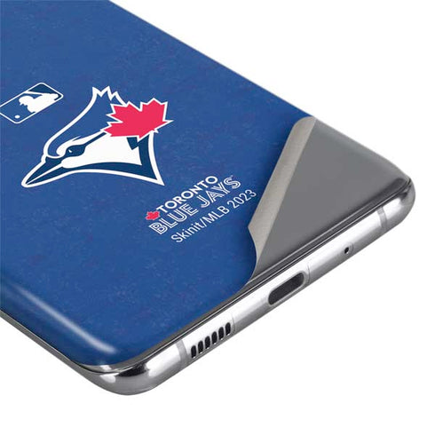 MLB Toronto Blue Jays Solid Distressed Galaxy S20 Ultra 5G Skin