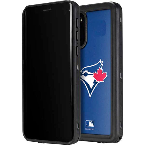 MLB Toronto Blue Jays Solid Distressed Galaxy S20 Waterproof Case
