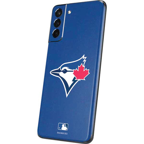 MLB Toronto Blue Jays Solid Distressed Galaxy S21 5G Skin