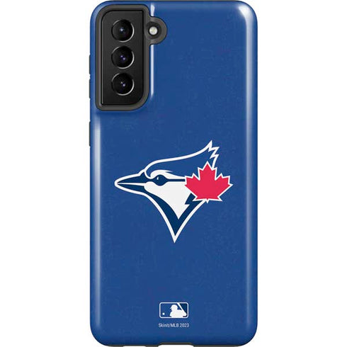 MLB Toronto Blue Jays Solid Distressed Galaxy S21 Plus 5G Pro Case
