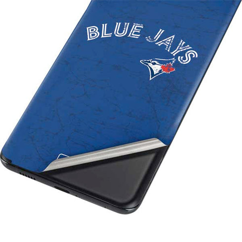 MLB Toronto Blue Jays Solid Distressed Galaxy S21 Plus 5G Skin