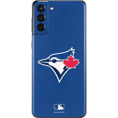 MLB Toronto Blue Jays Solid Distressed Galaxy S21 Plus 5G Skin