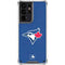 MLB Toronto Blue Jays Solid Distressed Galaxy S21 Ultra 5G Clear Case