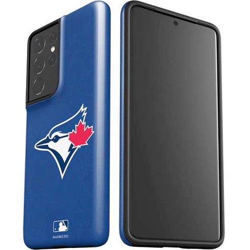 MLB Toronto Blue Jays Solid Distressed Galaxy S21 Ultra 5G Pro Case