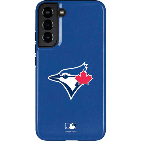 MLB Toronto Blue Jays Solid Distressed Galaxy S22 Plus Pro Case