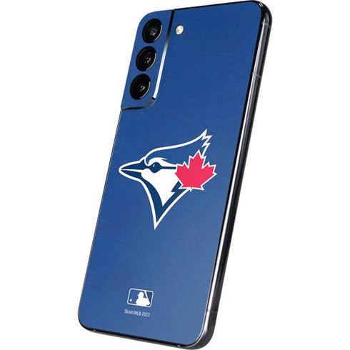 MLB Toronto Blue Jays Solid Distressed Galaxy S22 Plus Skin